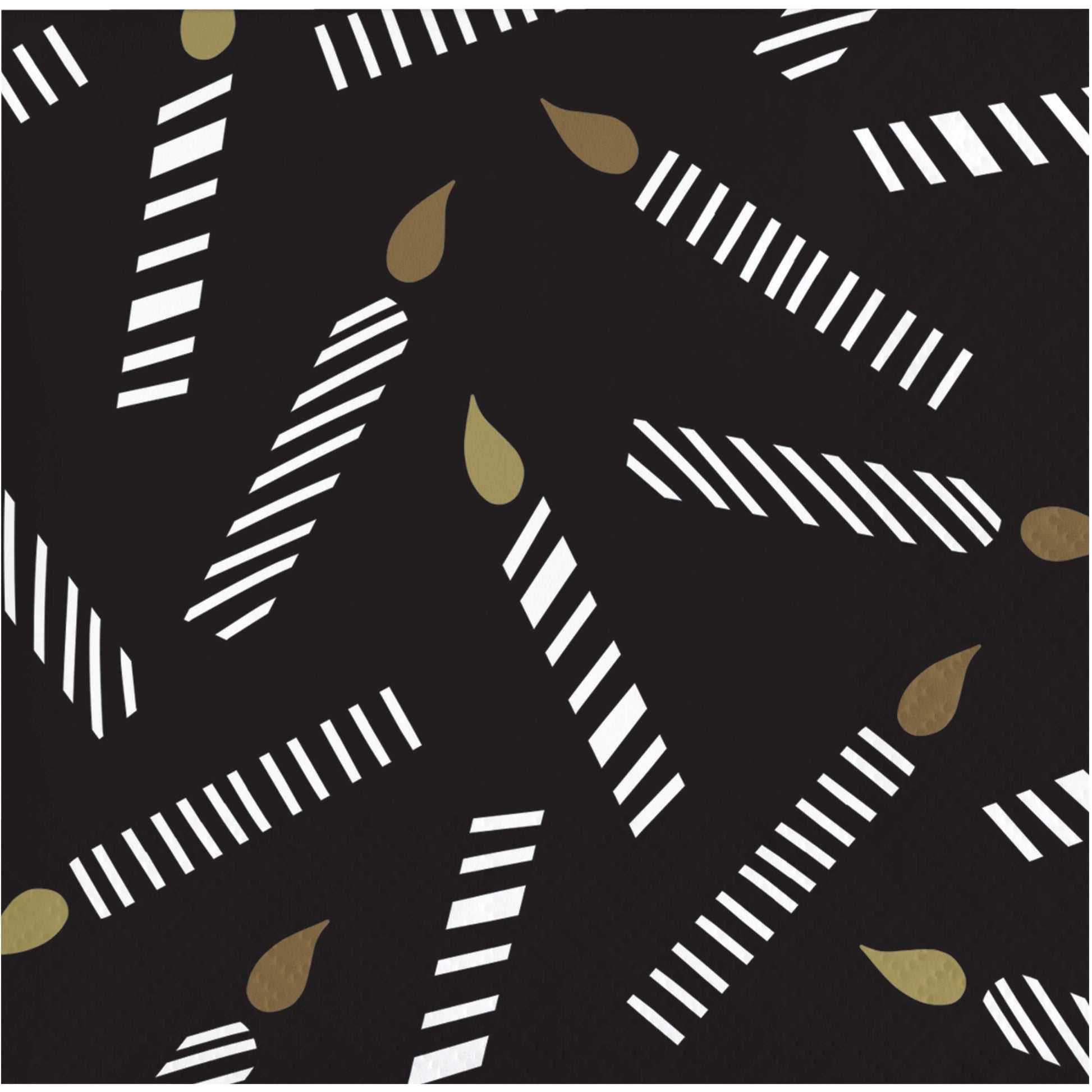 Golden Wishes Beverage Napkins 192 ct