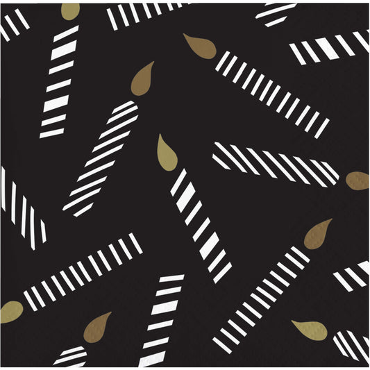 Golden Wishes Beverage Napkins 192 ct