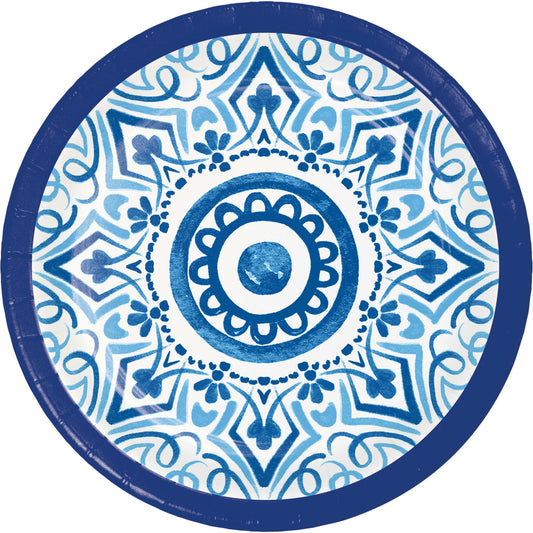 Blue Willow Dessert Paper Plates 96 ct