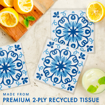 Blue Willow Beverage Napkins 192 ct Feature Image