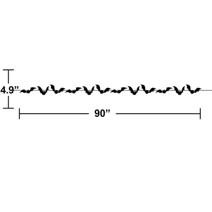 Bats Halloween Decorations Banner 12 ct