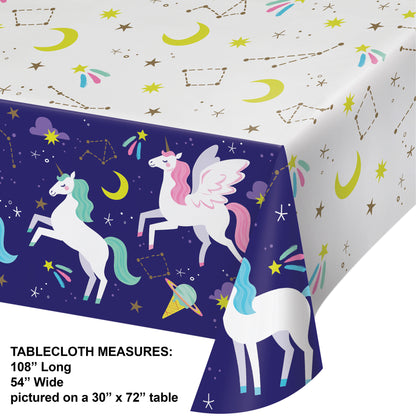 Unicorn Galaxy Paper Tablecloths 6 ct