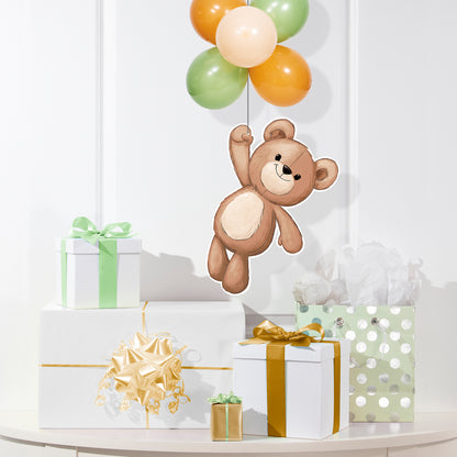 Teddy Bear Hanging Decorations 6 ct