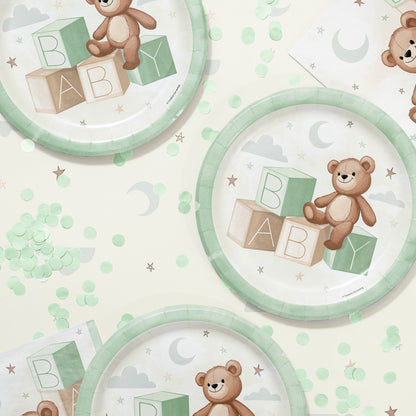 Teddy Bear Paper Plates 96 ct