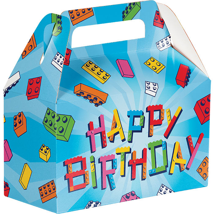 Block Bash Toy Blocks Party Favor Boxes 24 ct