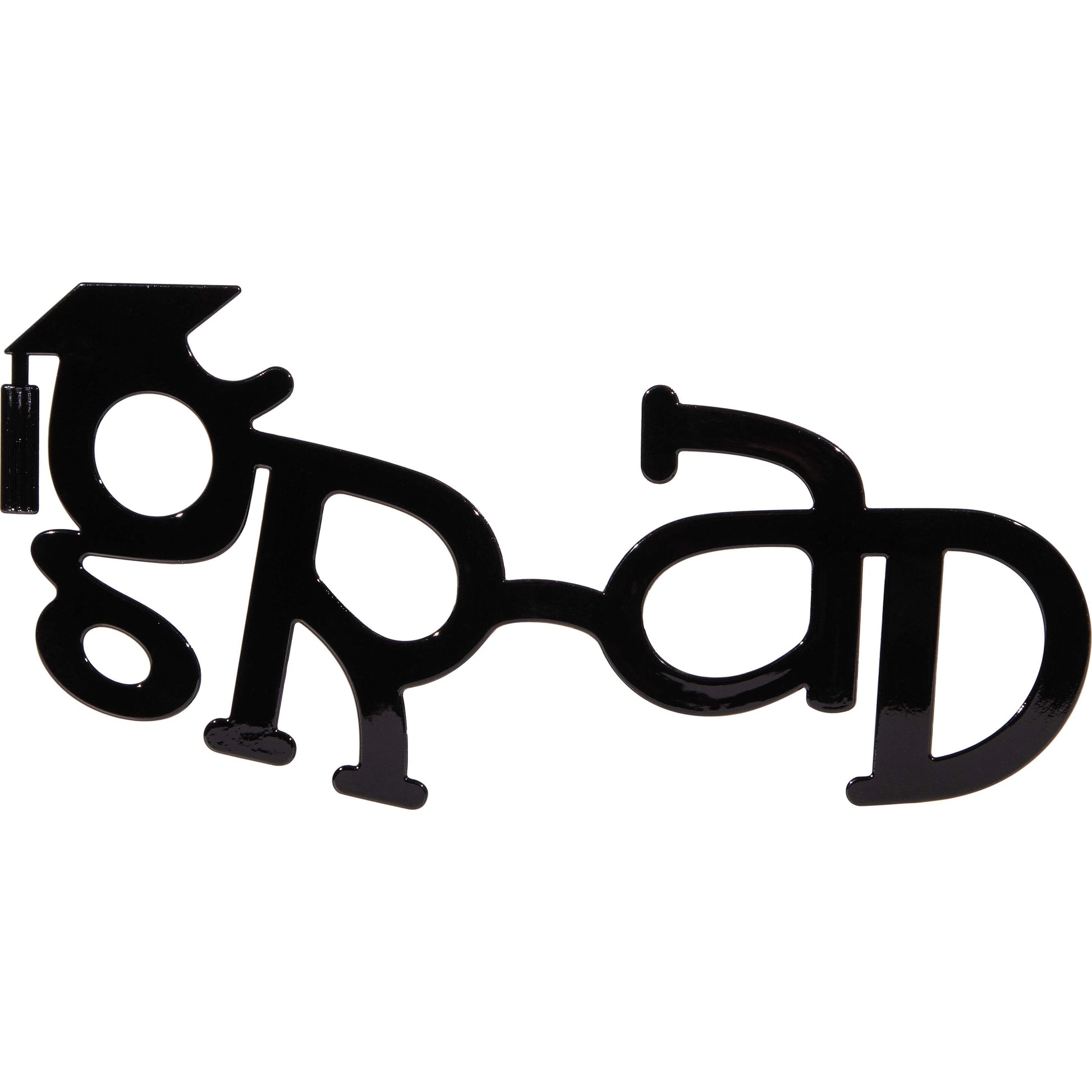 "Grad" Glasses for Graduation Party 12 ct