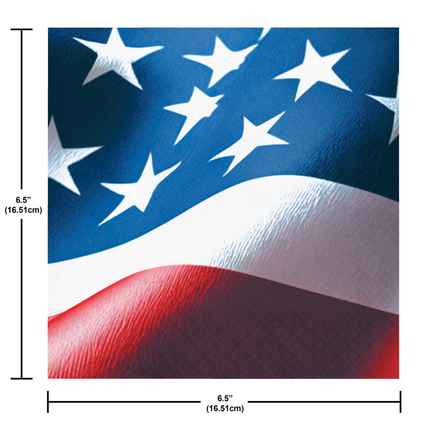 Freedom Flag Luncheon Napkins 192 ct Dimension Image