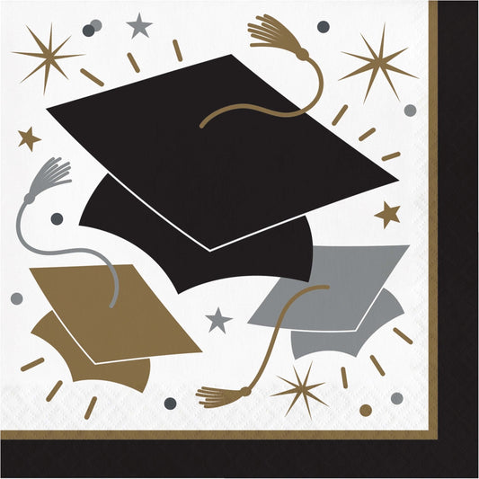 Glowing Grad Luncheon Napkins 192 ct