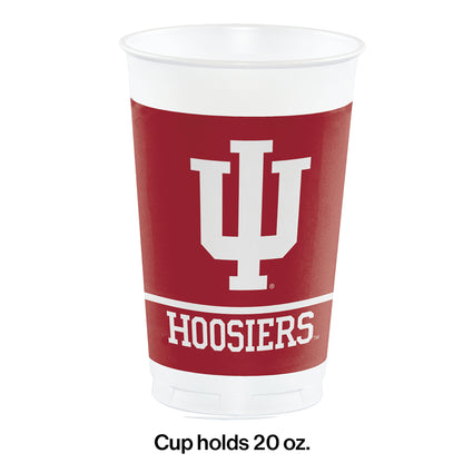 Indiana University 20 oz Plastic Cups 96 ct
