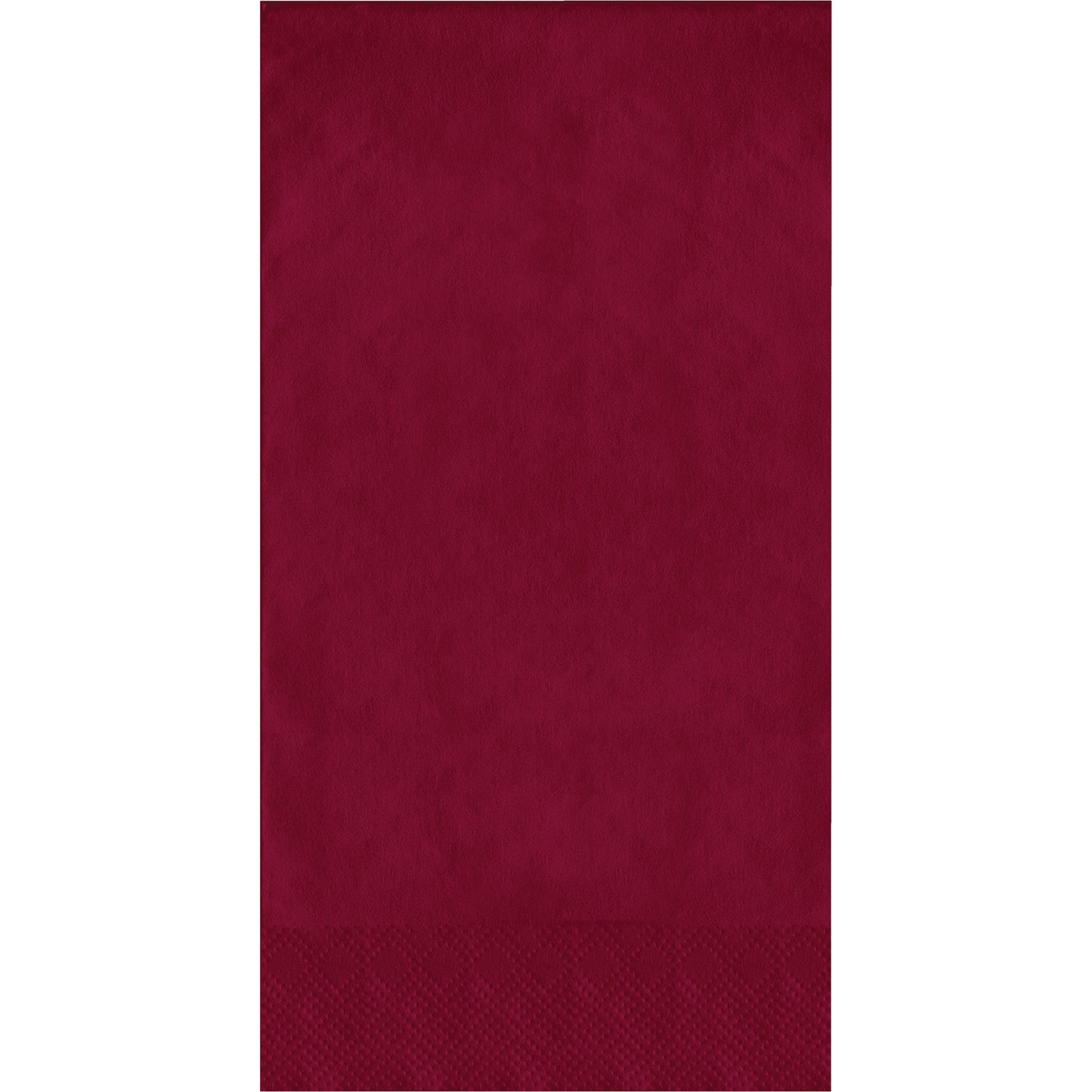 Red napkins on a white background