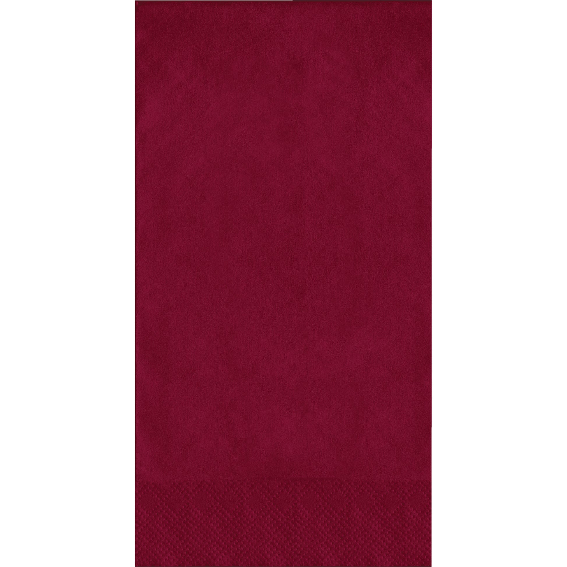 Red napkins on a white background