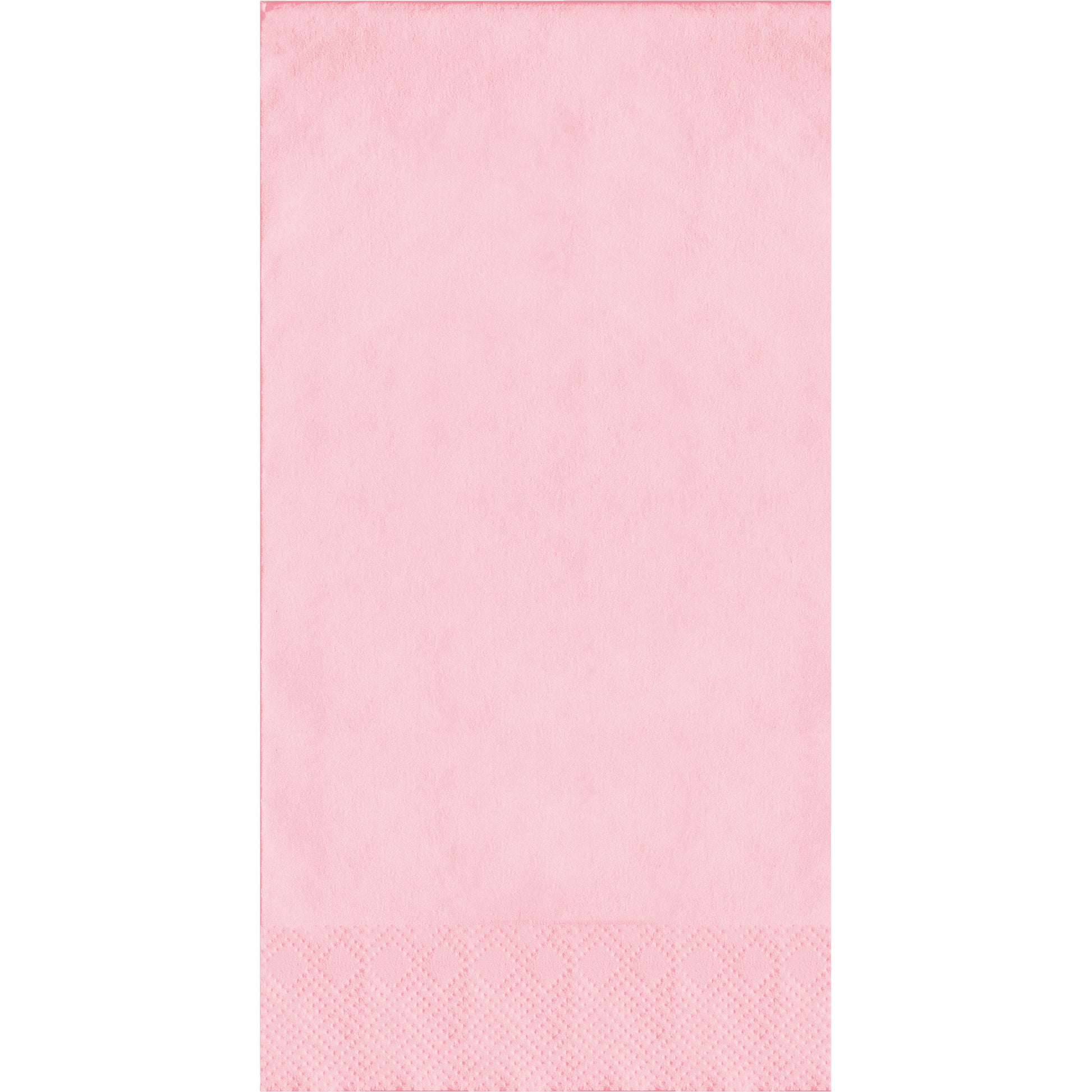 Pink napkin on a white background
