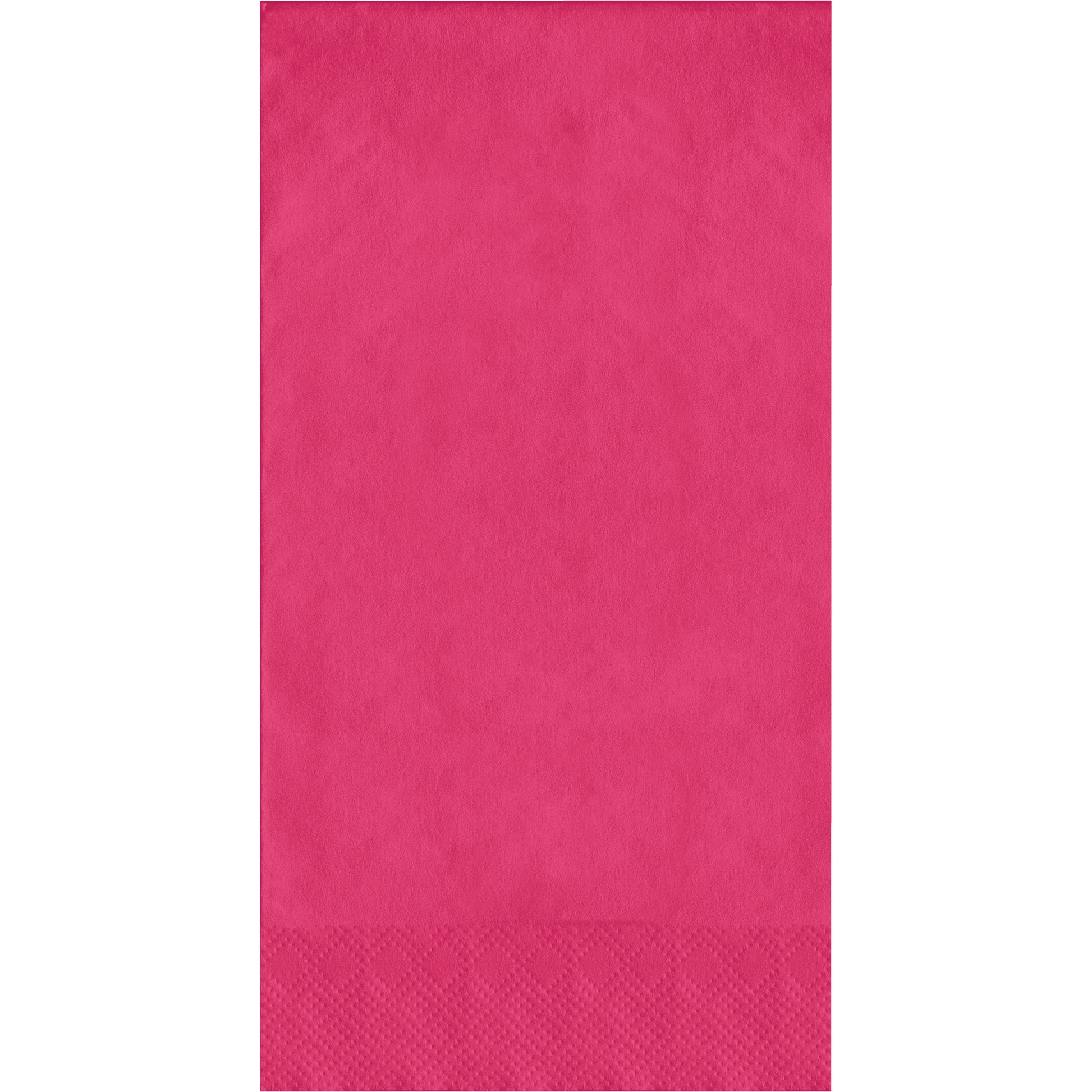 Pink guest towels on a white background