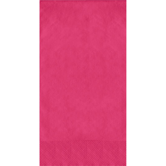 Pink napkin on a white background