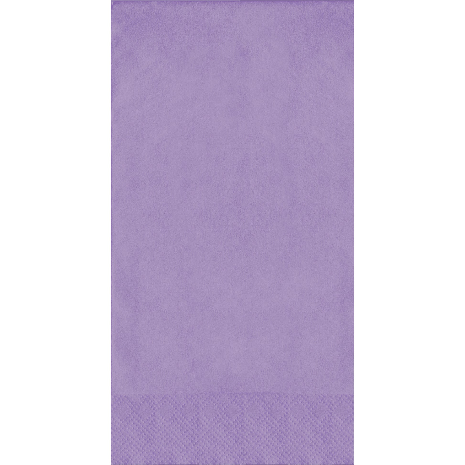 Purple guest towel with a pin emboss textured border on a white background