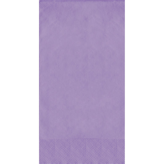 Purple guest towel with a pin emboss textured border on a white background