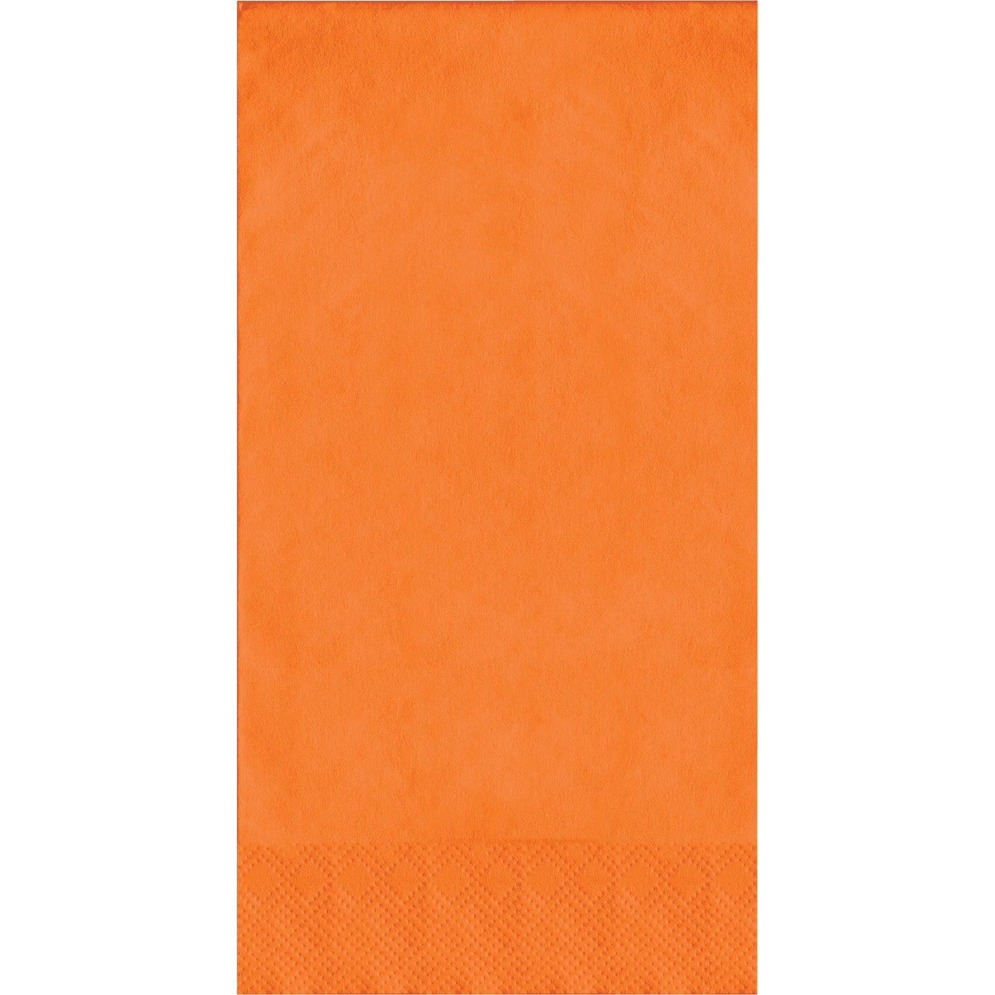 Orange guest towels on a white background