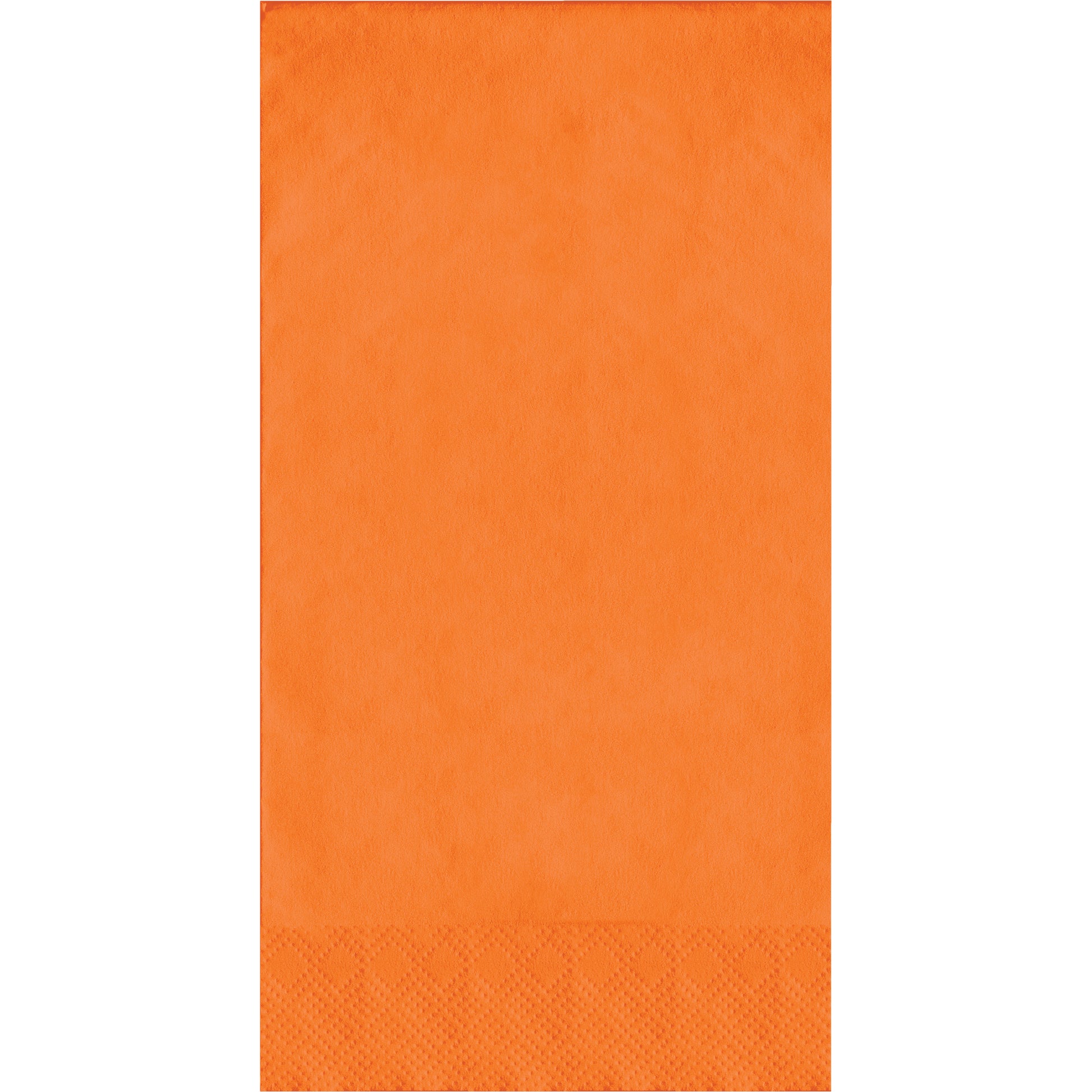 Orange guest towels on a white background