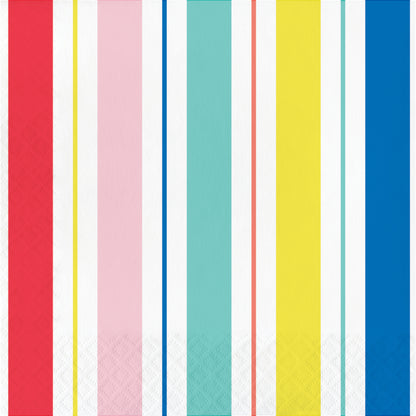 Colorful vertical stripes on a white background