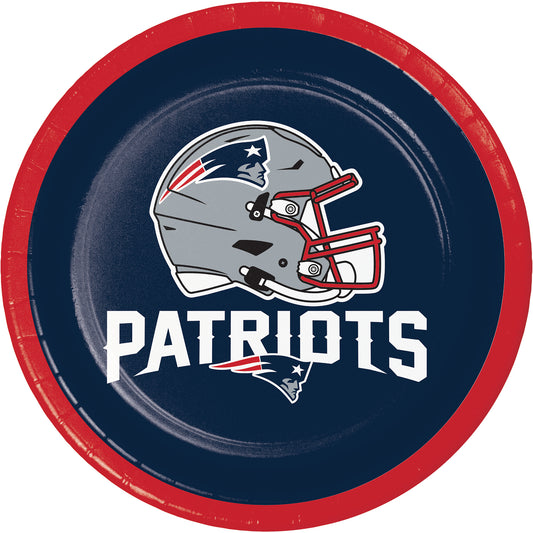 New England Patriots Dessert Plates 96 ct