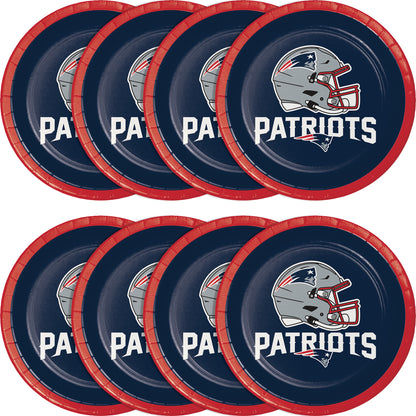 New England Patriots Dessert Plates 96 ct