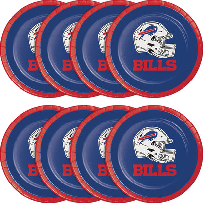 Buffalo Bills Dessert Plates 96 ct