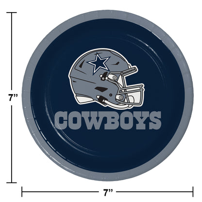 Dallas Cowboys Dessert Plates 96 ct