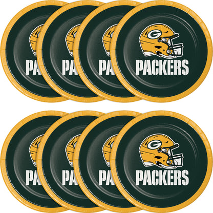 Green Bay Packers Dessert Plates 96 ct