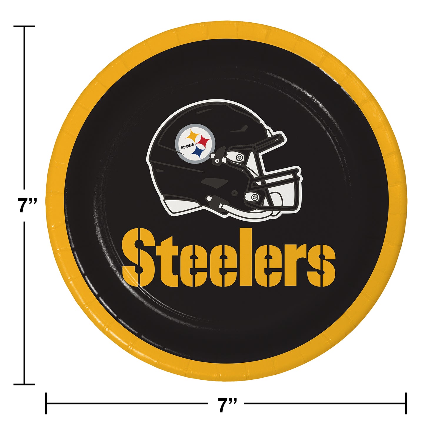 Pittsburgh Steelers Dessert Plates 96 ct