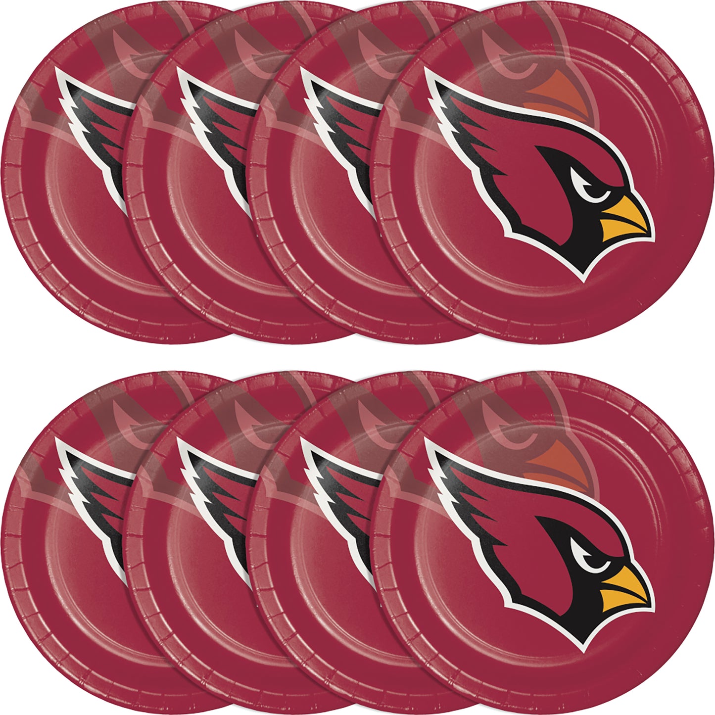 Arizona Cardinals Dinner Plates 96 ct
