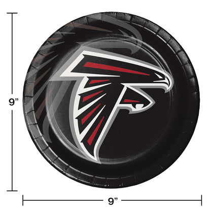 Atlanta Falcons Dinner Plates 96 ct