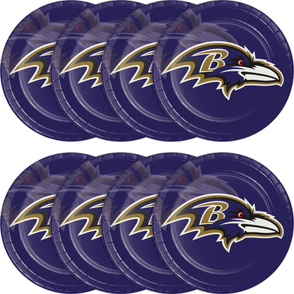Baltimore Ravens Dinner Plates 96 ct