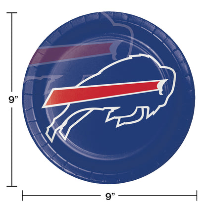 Buffalo Bills Dinner Plates 96 ct