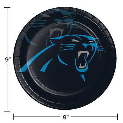Carolina Panthers Dinner Plates 96 ct