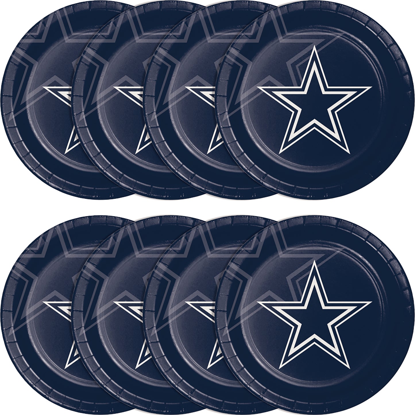Dallas Cowboys Dinner Plates 96 ct