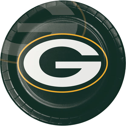 Green Bay Packers Dinner Plates 96 ct