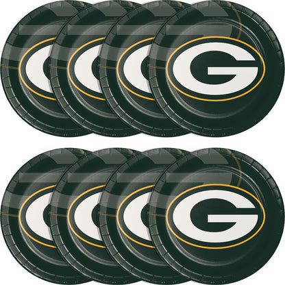 Green Bay Packers Dinner Plates 96 ct