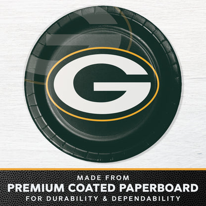 Green Bay Packers Dinner Plates 96 ct