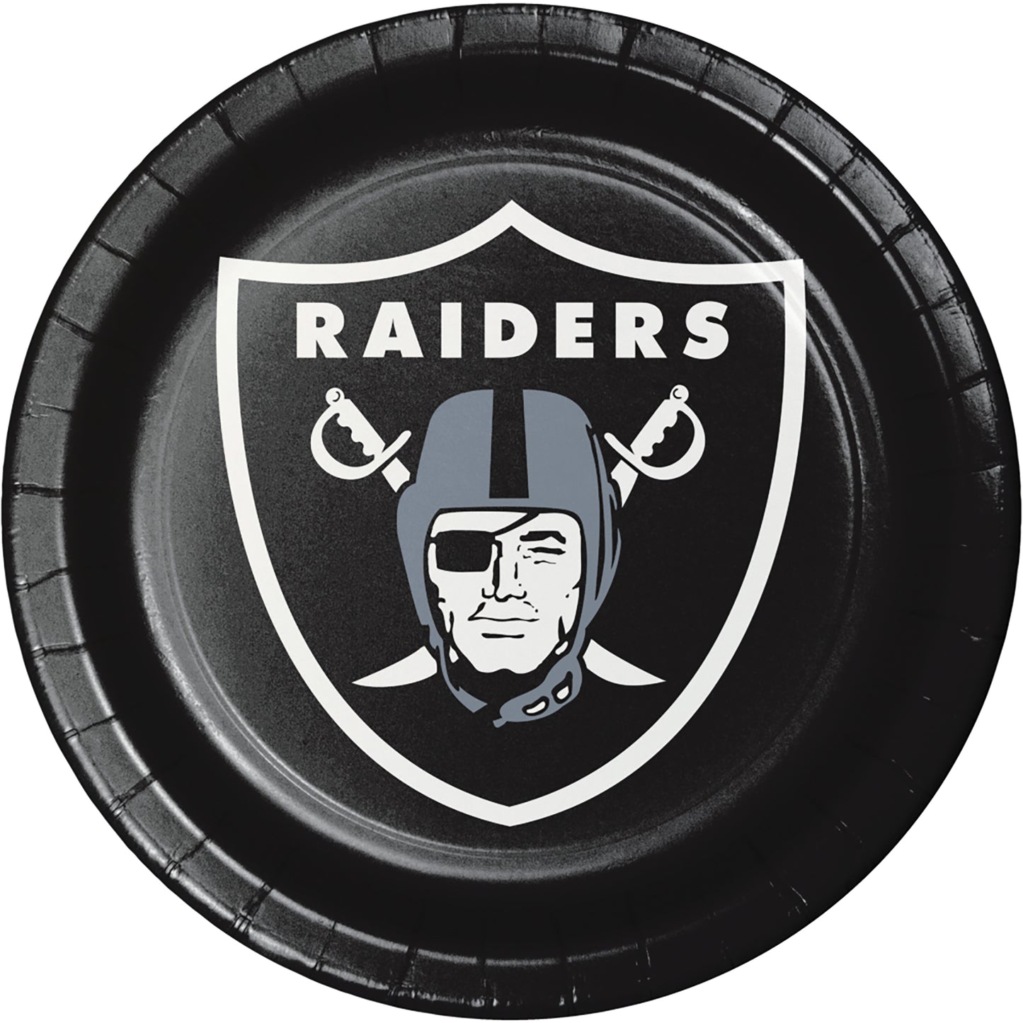 Las Vegas Raiders Dinner Plates 96 ct