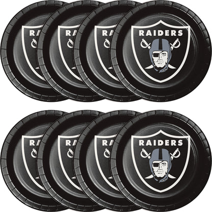 Las Vegas Raiders Dinner Plates 96 ct