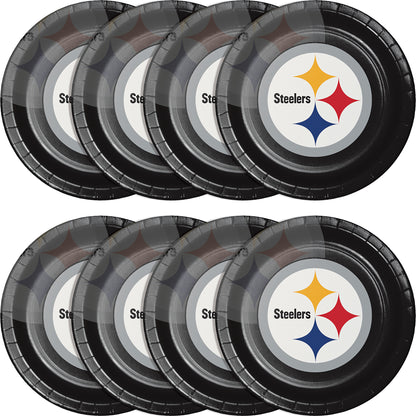 Pittsburgh Steelers Dinner Plates 96 ct