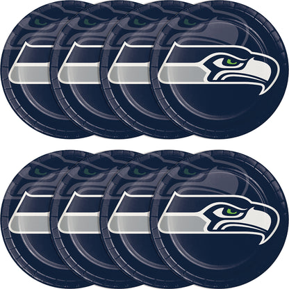 Seattle Seahawks Dinner Plates 96 ct