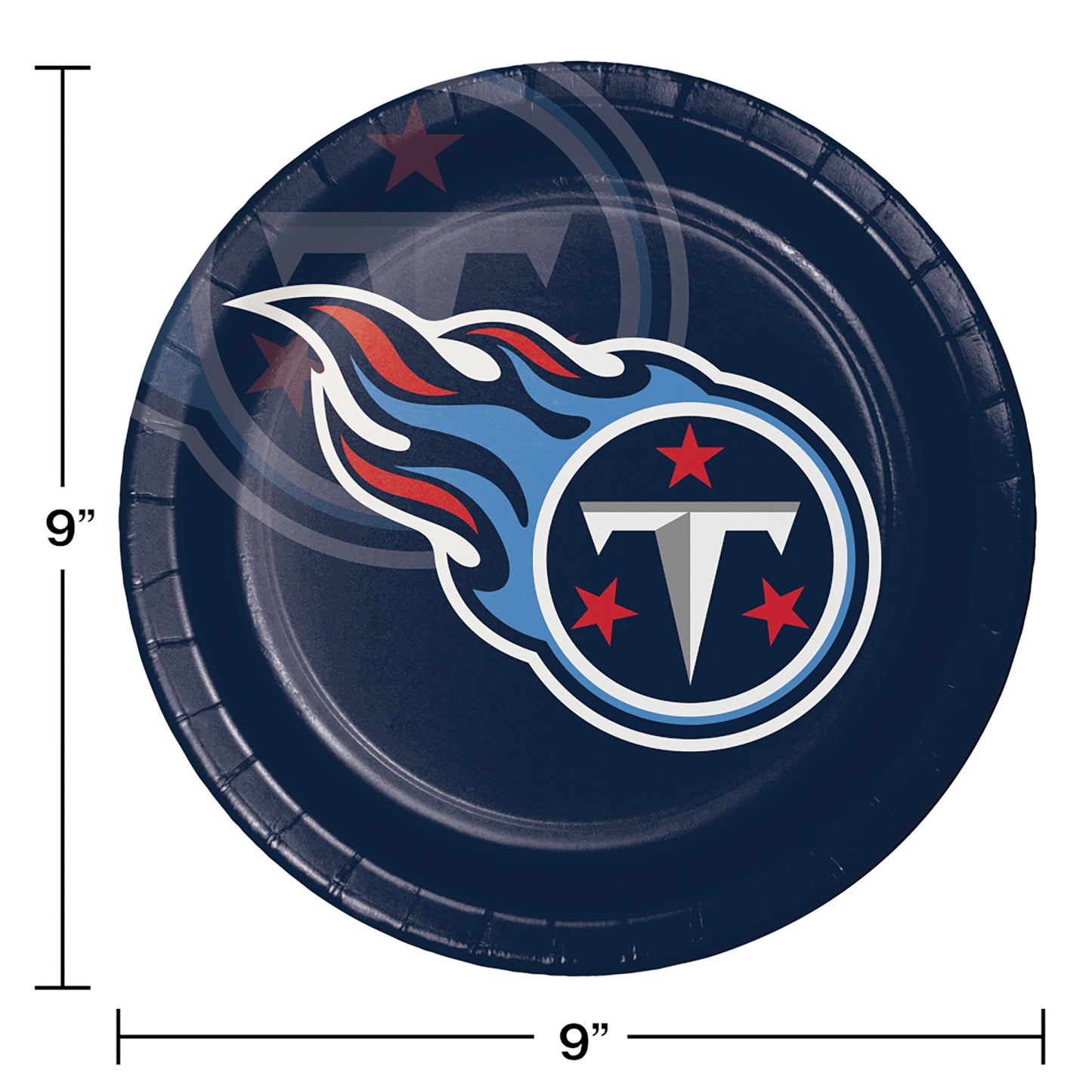Tennessee Titans Dinner Plates 96 ct