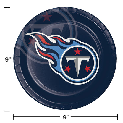 Tennessee Titans Dinner Plates 96 ct