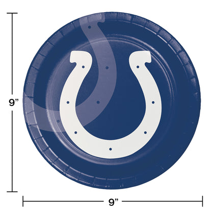 Indianapolis Colts Dinner Plates 96 ct
