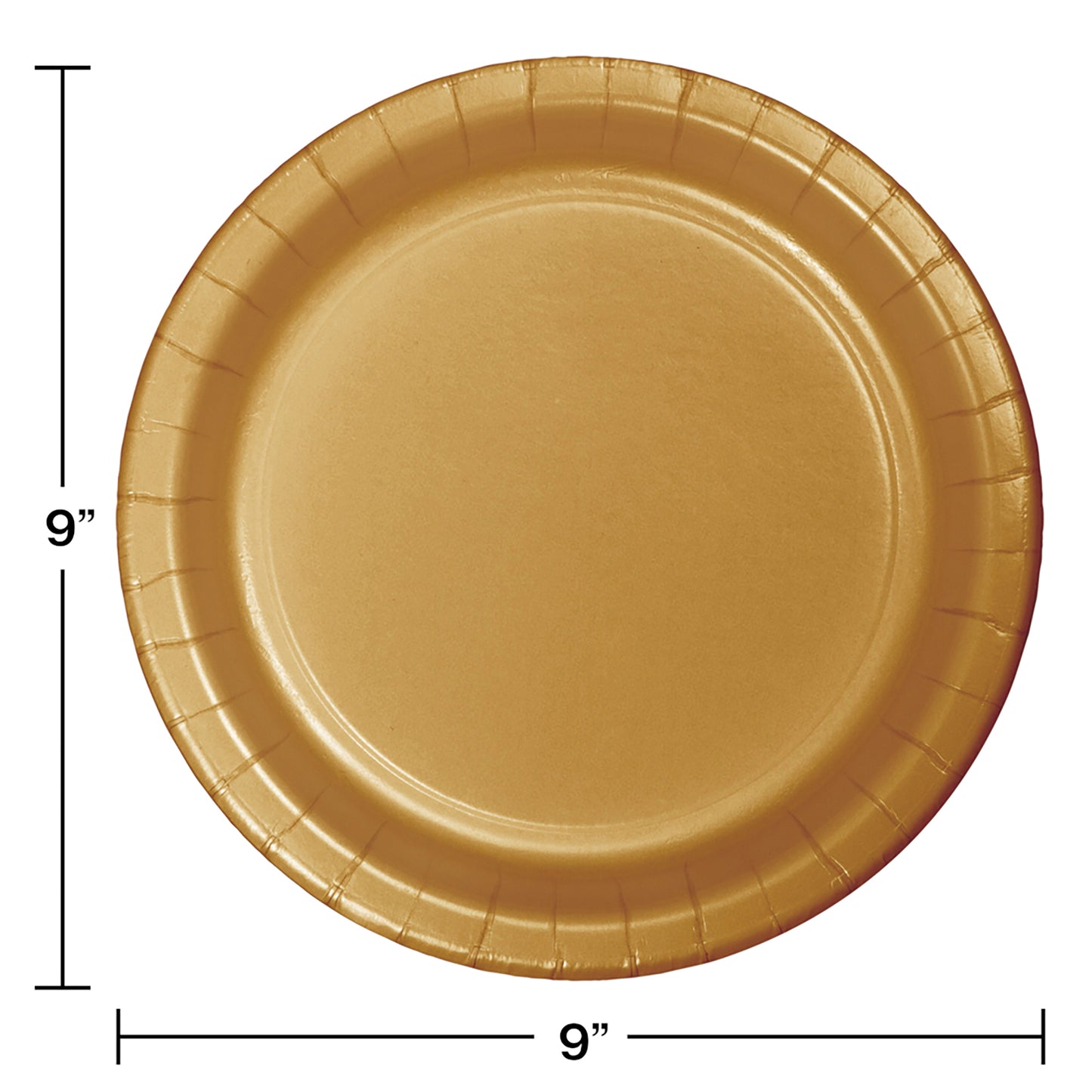Glittering Gold SturdyStyle Paper Dinner Plates 240 ct