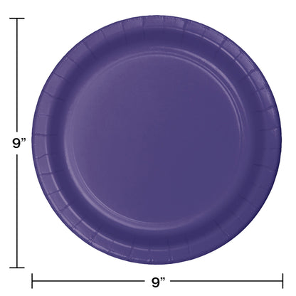 Purple SturdyStyle Dinner Plates 240 ct