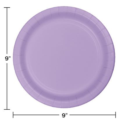 Luscious Lavender SturdyStyle Dinner Plates 240 ct