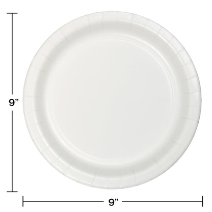 White Dinner Plates 900 ct