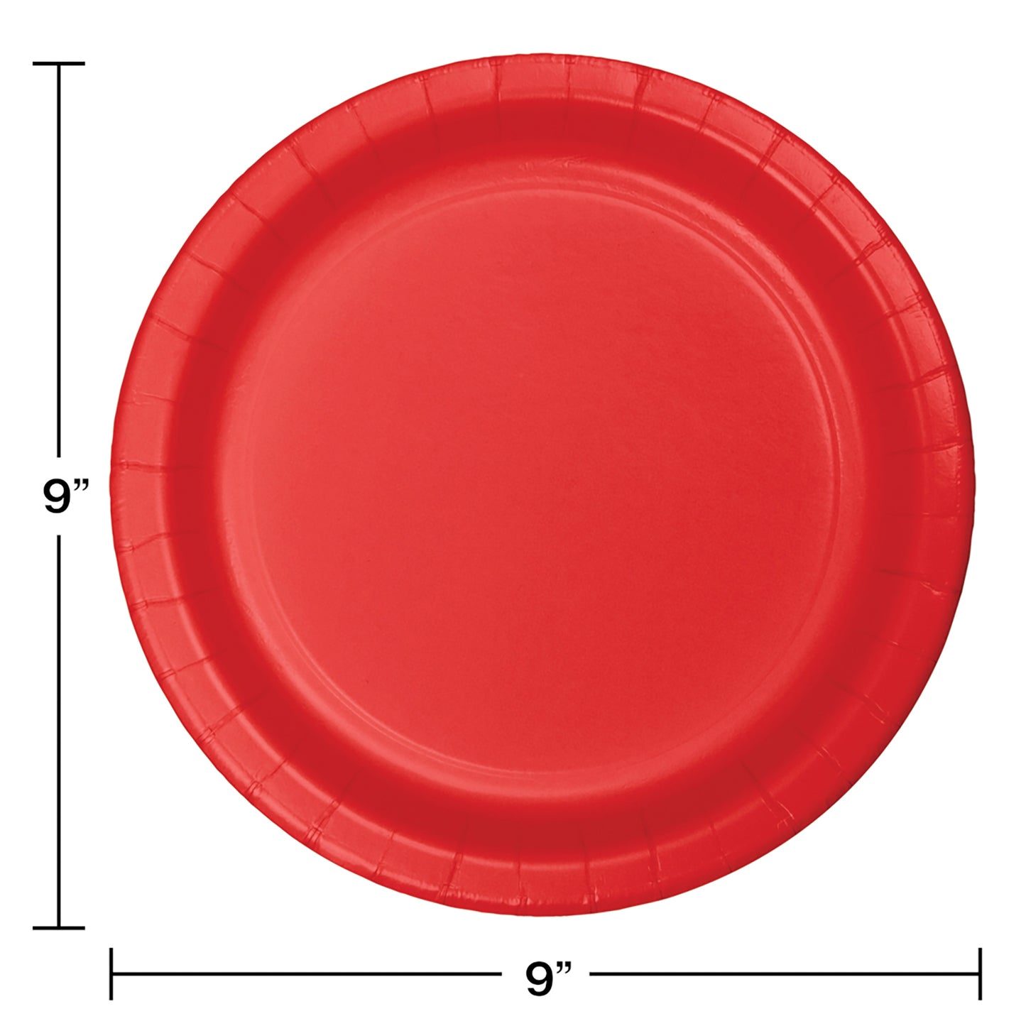 Classic Red Dinner Plates 900 ct